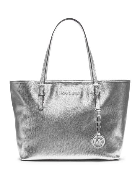 torebka michael kors srebrny ppasek|Michael Kors silver totes.